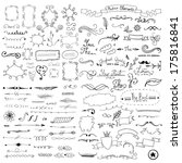 design elements | Shutterstock .eps vector #175816841