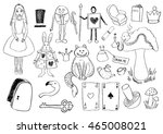 alice set | Shutterstock .eps vector #465008021