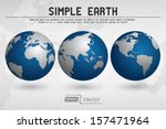 simple globe | Shutterstock .eps vector #157471964