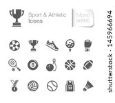 sport   athletic related icons. | Shutterstock .eps vector #145966694