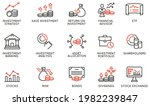 vector set of linear icons... | Shutterstock .eps vector #1982239847