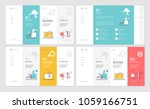 set of website template designs.... | Shutterstock .eps vector #1059166751