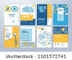 brochure cover design and flyer ... | Shutterstock .eps vector #1101572741