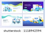 set of web page design... | Shutterstock .eps vector #1118942594