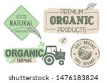 organic food  farm fresh and... | Shutterstock .eps vector #1476183824
