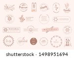 set of vintage labels and... | Shutterstock .eps vector #1498951694