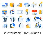 flat design concept icons... | Shutterstock .eps vector #1693480951