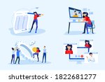 set of business people concepts.... | Shutterstock .eps vector #1822681277