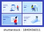 set of website template designs ... | Shutterstock .eps vector #1840436011