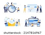set of business people concept... | Shutterstock .eps vector #2147816967