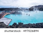 The blue lagoon geothermal spa...