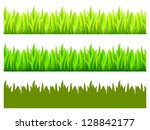 Reflected Vector Grass Pattern