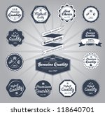 vintage styled premium quality... | Shutterstock .eps vector #118640701