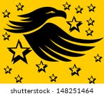 tattoo tribal eagle vector art | Shutterstock .eps vector #148251464