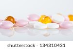 colorful tablets with capsules | Shutterstock . vector #134310431