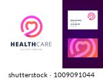 health care logo and business... | Shutterstock .eps vector #1009091044