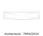 realistic mock up white textile ... | Shutterstock .eps vector #789622414