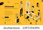 black and yellow flat design... | Shutterstock .eps vector #1397254394