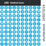 medical icons vector set. | Shutterstock .eps vector #245073214