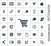 e commerce icons vector set | Shutterstock .eps vector #357516434