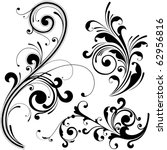 floral design elements | Shutterstock .eps vector #62956816