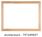 Empty Picture Frame Isolated On ...