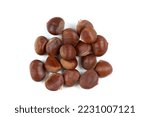Handful Of Raw Chestnuts  Top...