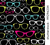 retro seamless spectacles | Shutterstock .eps vector #99296234