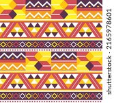 tribal african kente fabric... | Shutterstock .eps vector #2165978601