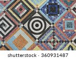Colorful Mosaic Flooring Or Wall
