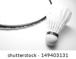 badminton with white background. | Shutterstock . vector #149403131