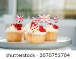 Cupcake With British Union Jack ...