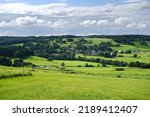 Small photo of Ardenner landscape with Hodbomont a hamlet of the Belgian commune of Theux located in the Walloon Region in the province of Liege.