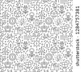 seamless pattern with ecology... | Shutterstock .eps vector #1284757381