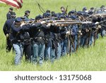 Small photo of Civil War Reenectment, The Battle of Chancellorsville.