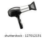 Hair Dryer Isolated On White