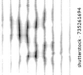 abstract grunge grid polka dot... | Shutterstock . vector #735261694