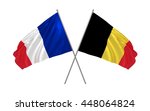 belgium and france crossed... | Shutterstock . vector #448064824
