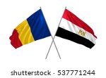 3d illustration of romania and... | Shutterstock . vector #537771244