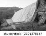 Water Overflowing Derwent Dam...