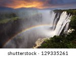 Victoria Falls Sunset With...