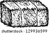 Vector Illustration Of Hay Bale - 129936614 : Shutterstock