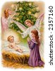 Vintage (C.1895) Illustration Of Guardian Angel Protecting Children ...