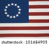 Circle Of 13 Stars On Original American Flag Stock Photo 104488574 ...